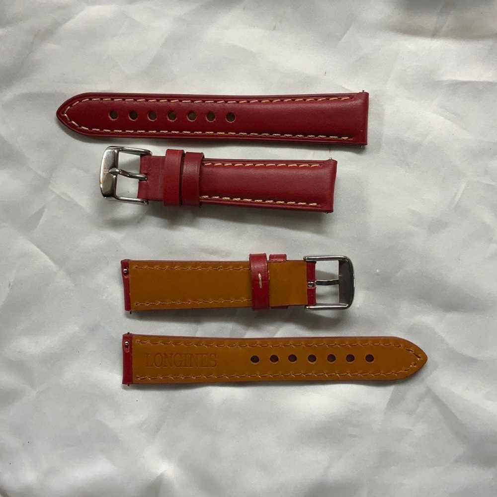 Top Grain Longines Leather Straps
